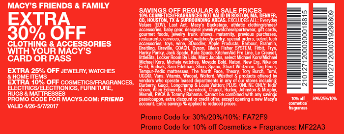 Macy&#39;s Employee Discount - Macys Friends and Family Sale & Discounts